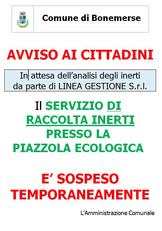 AVVISO INERTI NUOVO