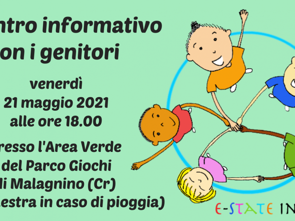 Malagnino incontro genitori centro estivo2