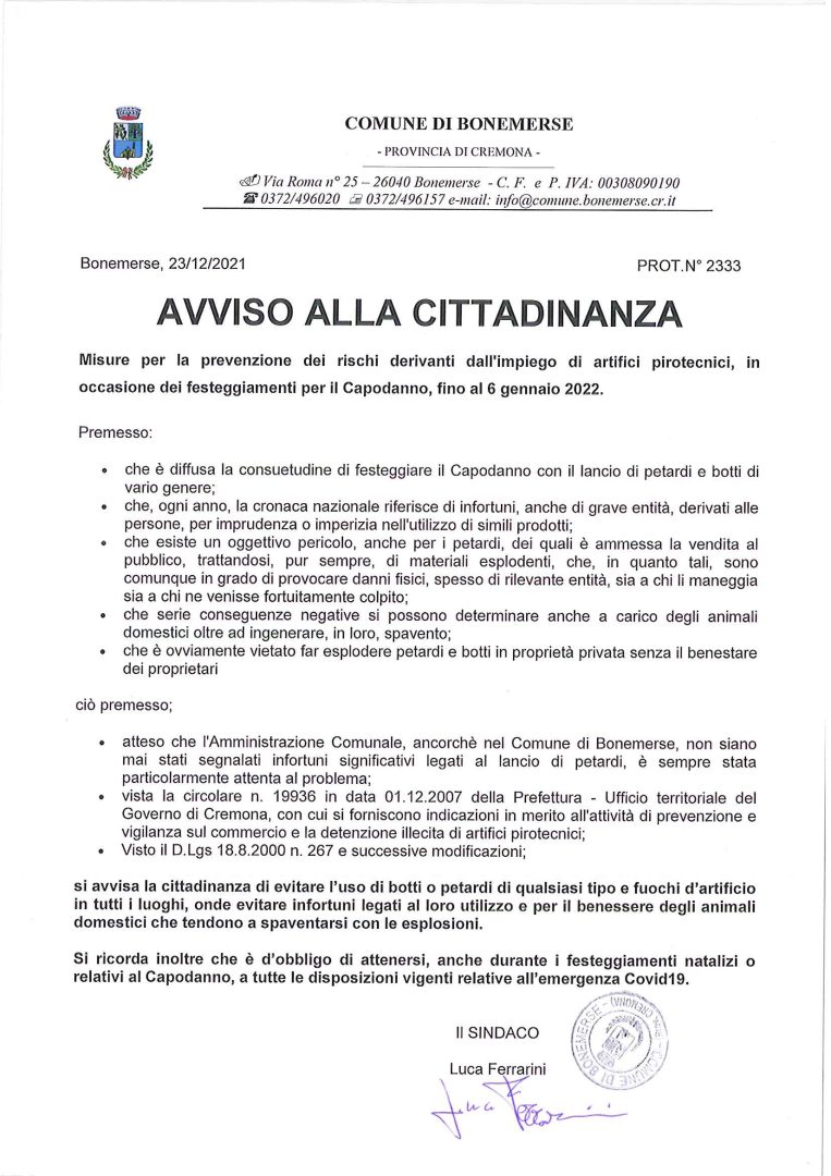 avviso botti 2021 0001