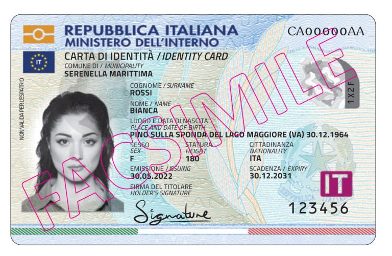 CIE CARTA IDENTITA' ELETTRONICA
